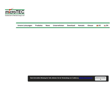 Tablet Screenshot of microtec-d.com